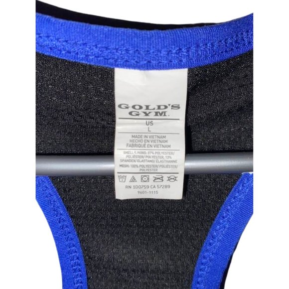 Gold's Gym Mesh Racerback Sport's Bra - Size Large - Picture 4 of 5